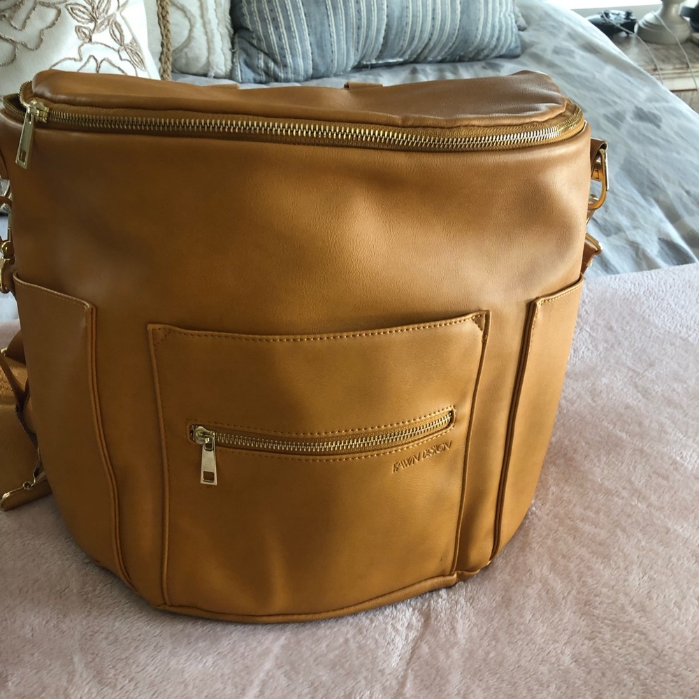 Honey fawn design diaper bag original